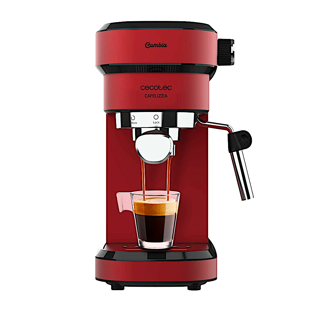Máquina Café Cecotec p/ Expresso e Cappuccino 1350W 20Bar