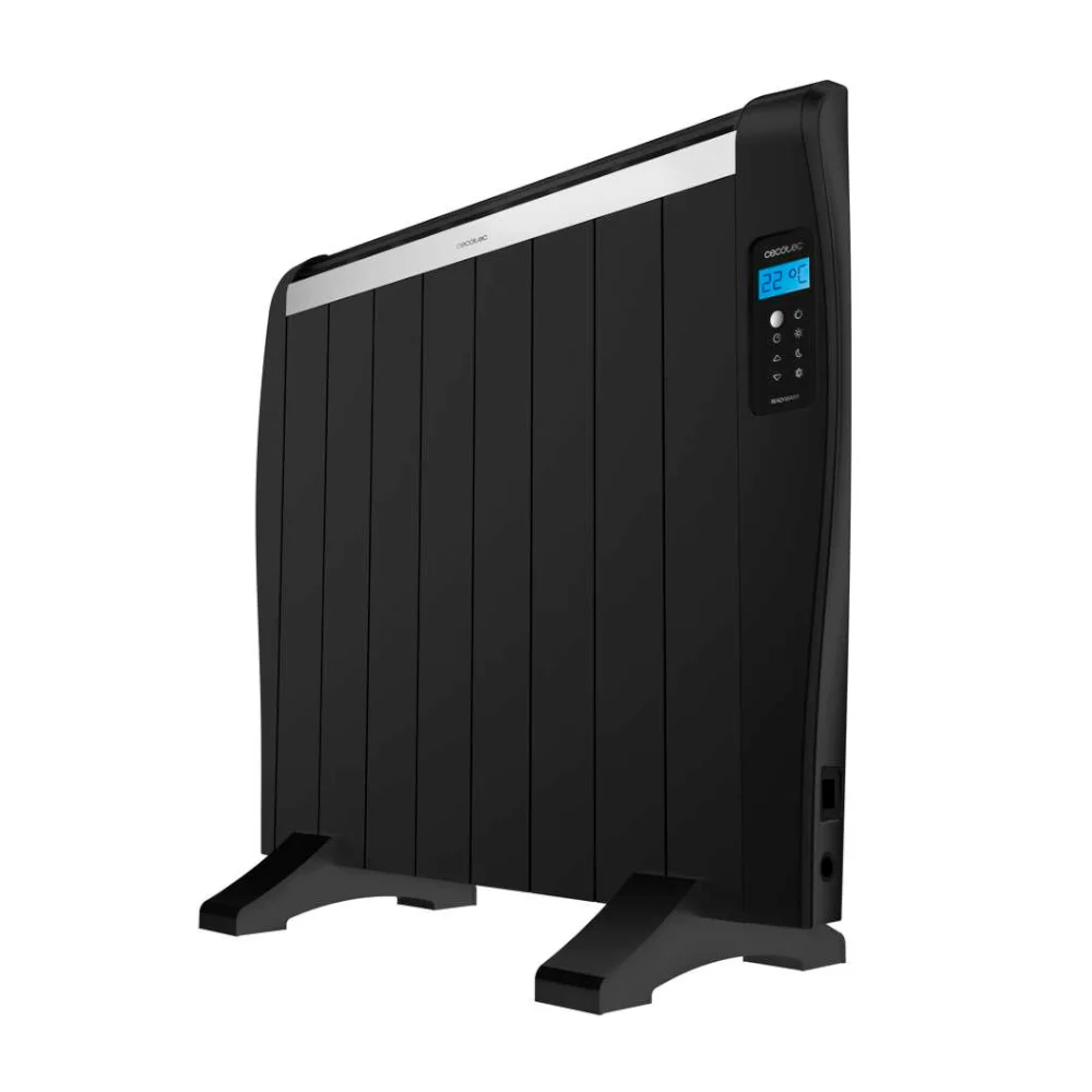 Aquecedor Radiador Cecotec 8 Elementos Preto 1200W