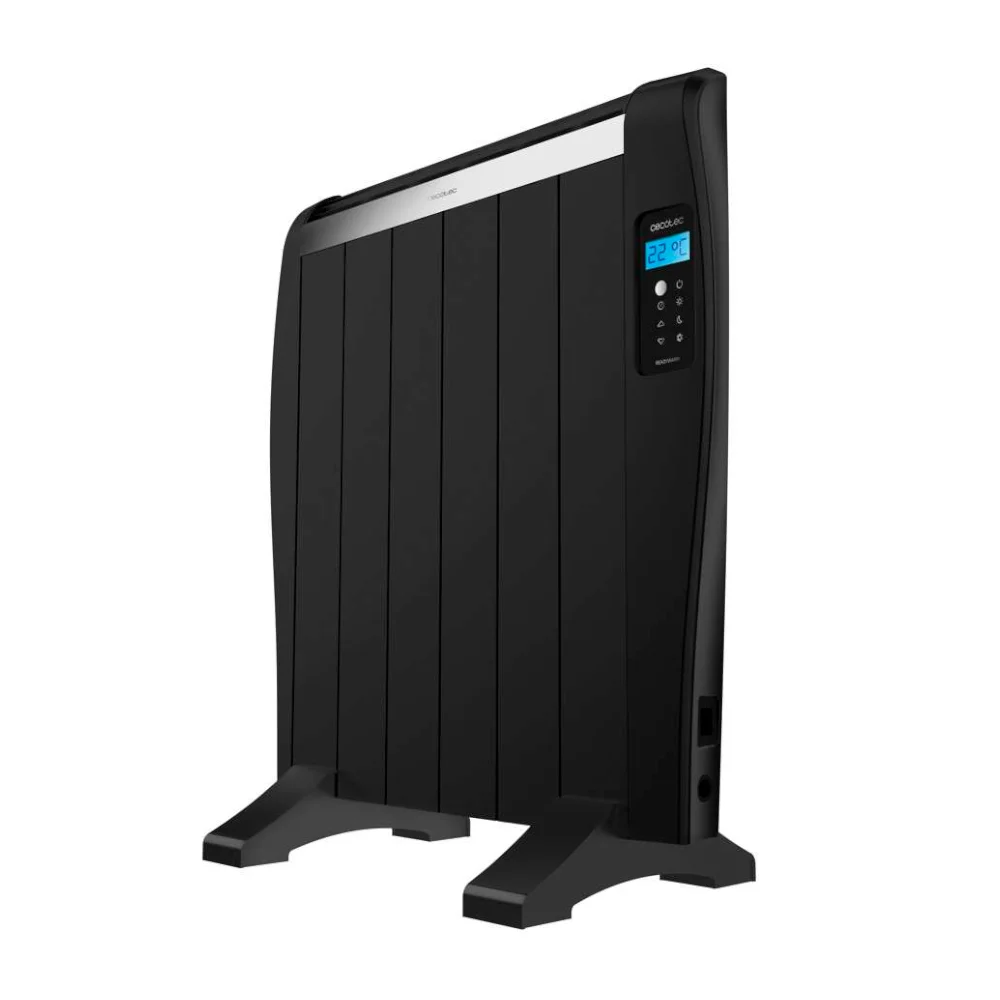 Aquecedor Radiador Cecotec 6 Elementos Preto 900W