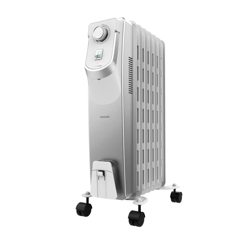Aquecedor Radiador Cecotec 360º 7 Módulos Branco 1500W