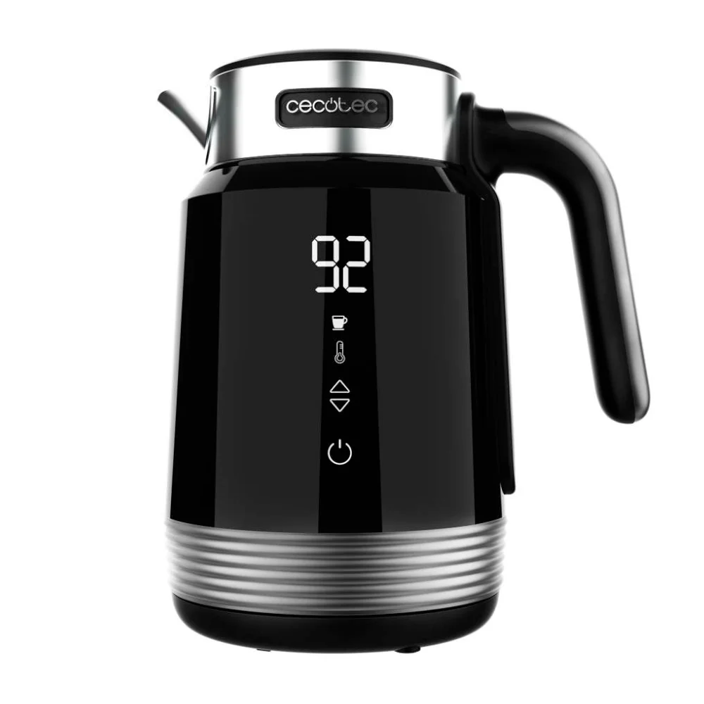 Fervedor Cecotec ThermoSense 1.7L 220W c/ Base Preto
