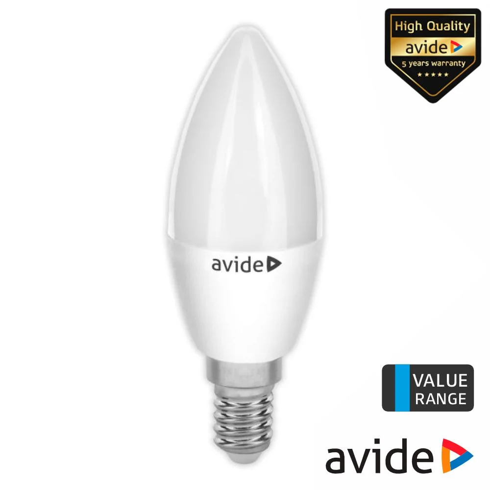Lâmpada led e14 vela 3w 230v 4000k 250lm value range avide