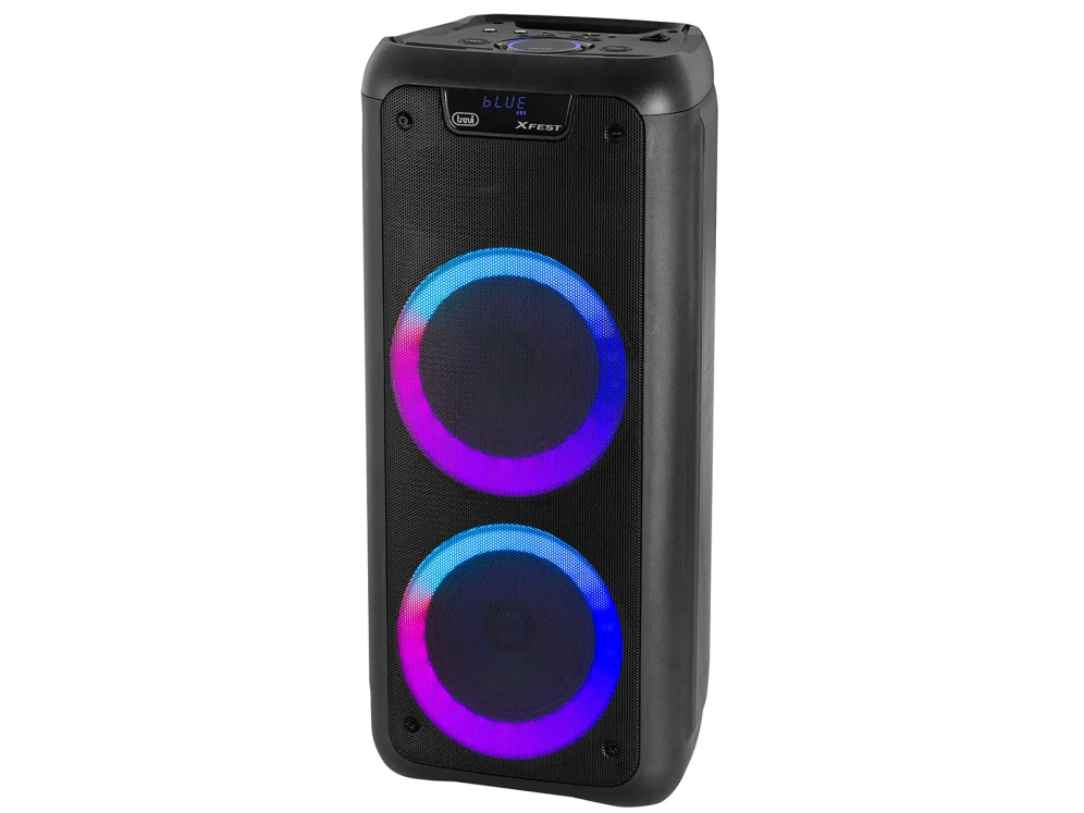 Coluna amplificada 80w bluetooth usb micro sd trevi xf