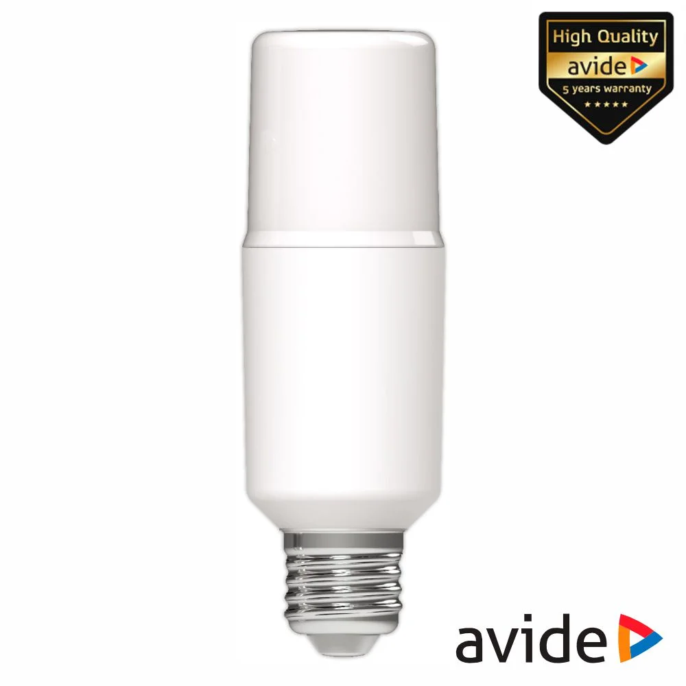 Lâmpada led e27 stick t37 9.5w 230v 4000k 1055lm avide