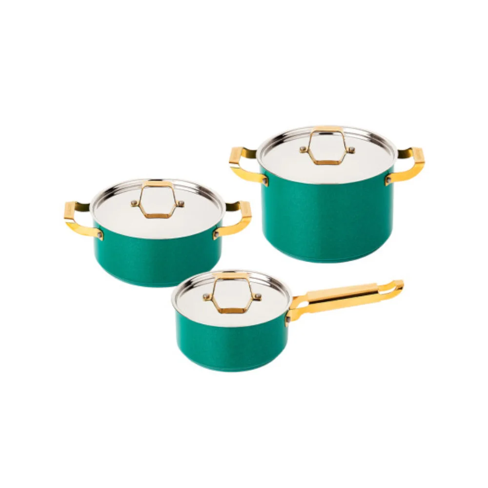 Conjunto Panelas Siilampo Heritage 3peças - 12mgo0520