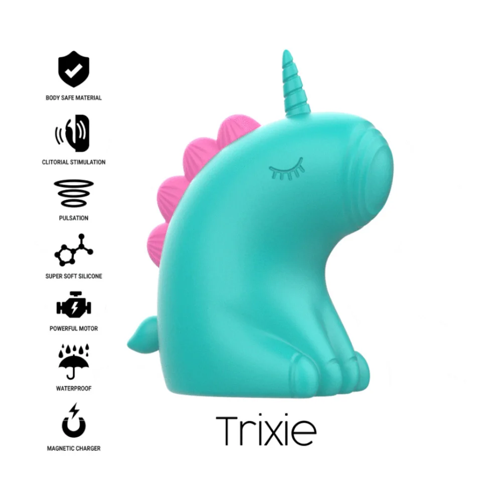 Estimulador Intense Trixie Unicórnio Verde