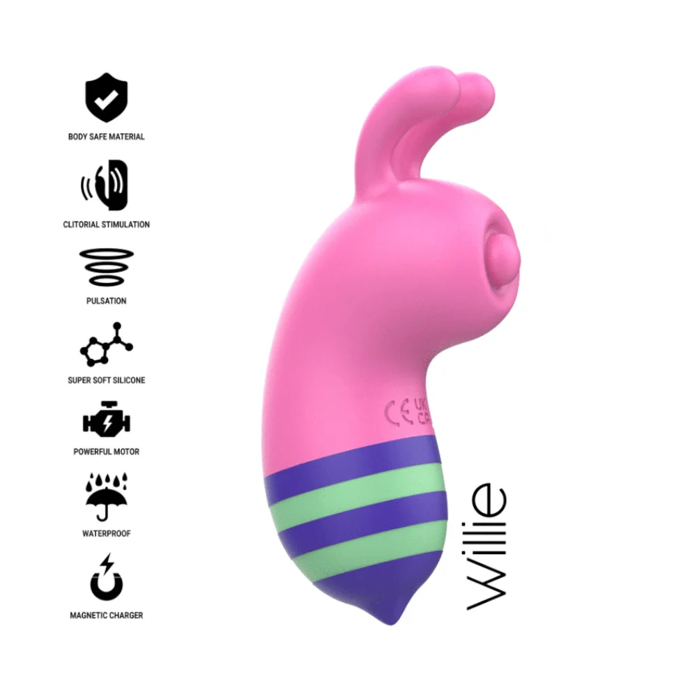 Estimulador Intense Willy Bee Rosa/Verde