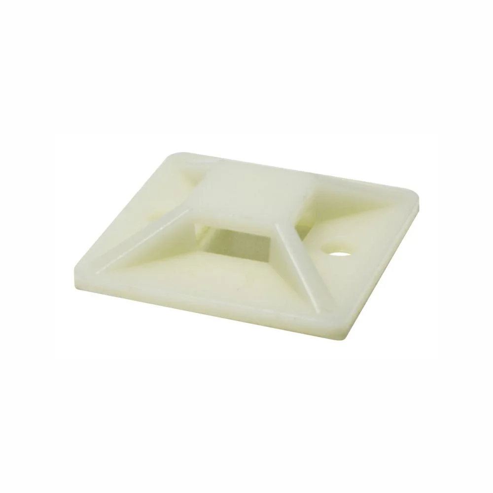 Fixador adesivo p/ abraçadeiras 28x28mm