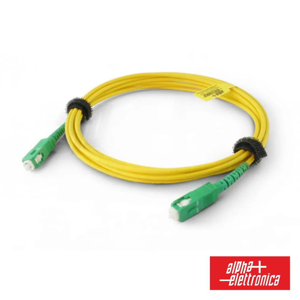 Cabo fibra óptica monomodo st-apc p/ st-apc 9/125 os2 3m