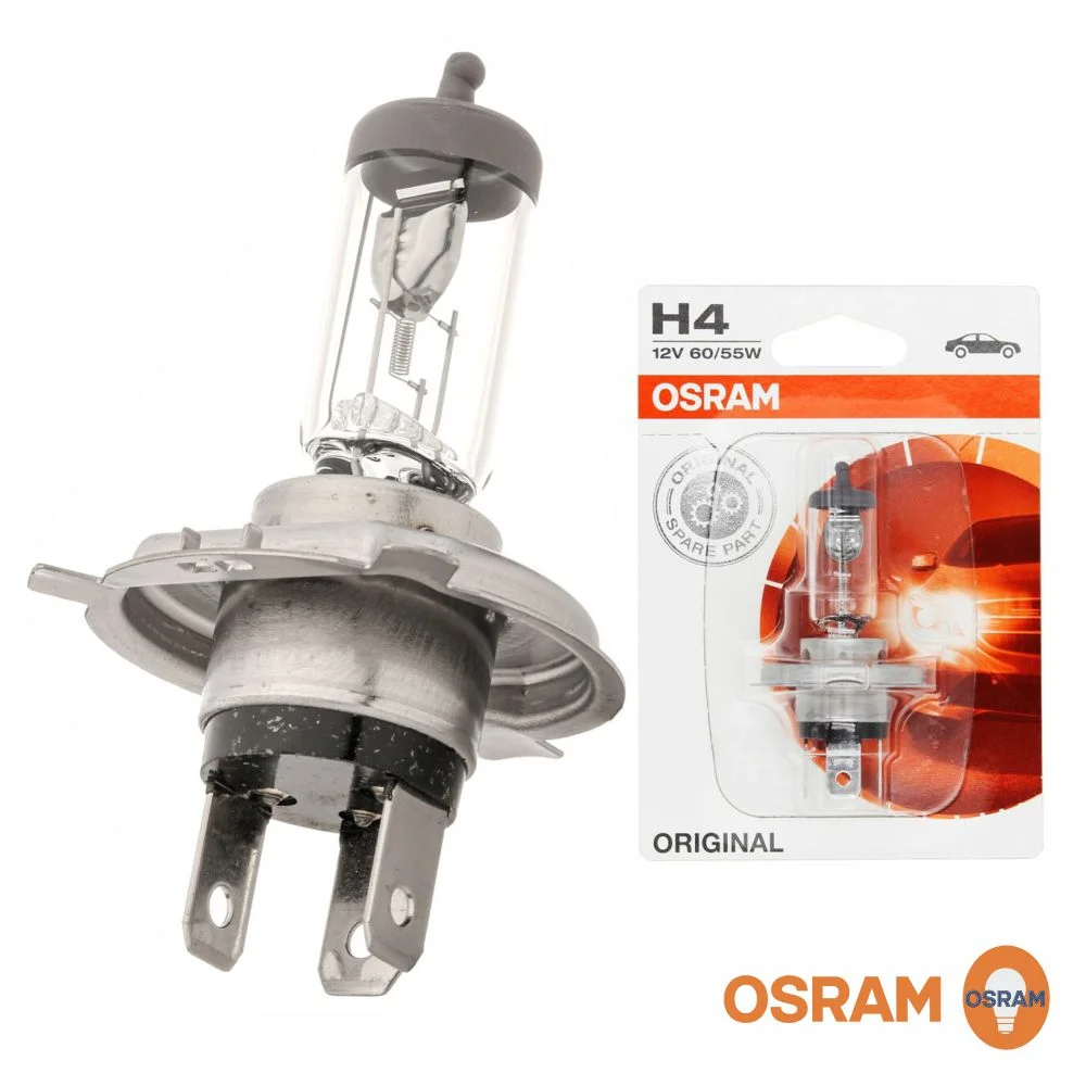 Lâmpada h4 55w 12v halogéneo osram