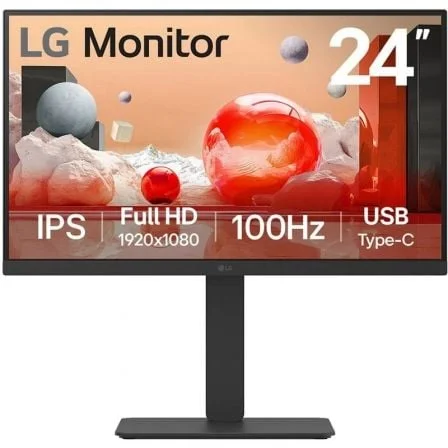 Monitor profissional lg 24ba750-b 23,8"/ full hd/ multimédia