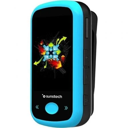 Leitor mp4 sunstech ibizabt/ 8gb/ ecrã 1.8"/ rádio fm/ azul