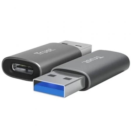Adaptador trust calyx usb 3.2 gen2 / usb tipo c fêmea - usb