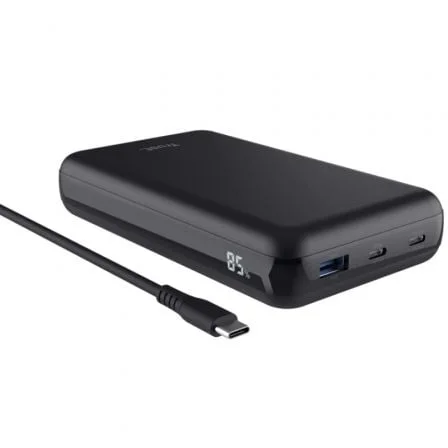 Powerbank trust laro 20000mah 100w compatível com laptops