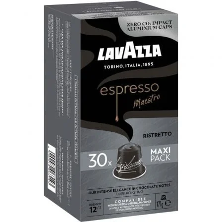 Cápsulas café lavazza espresso maestro ristretto nespresso
