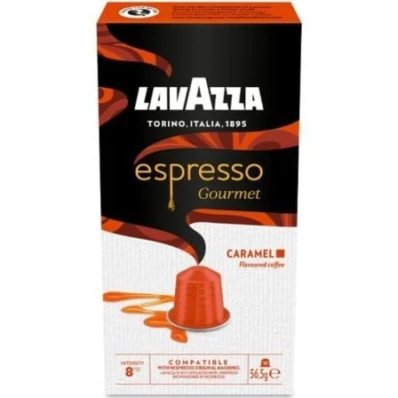 Cápsulas café lavazza espresso gourmet caramelo nespresso