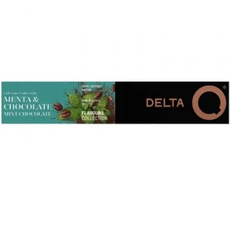 Cápsulas Delta mint & chocolate para máquinas de café delta/