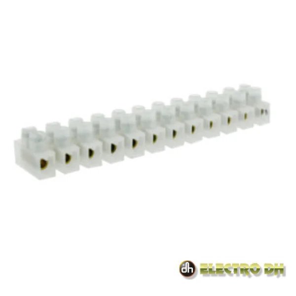 Barra de junção 12 cond 6a/15a sec 1.5mm branco edh