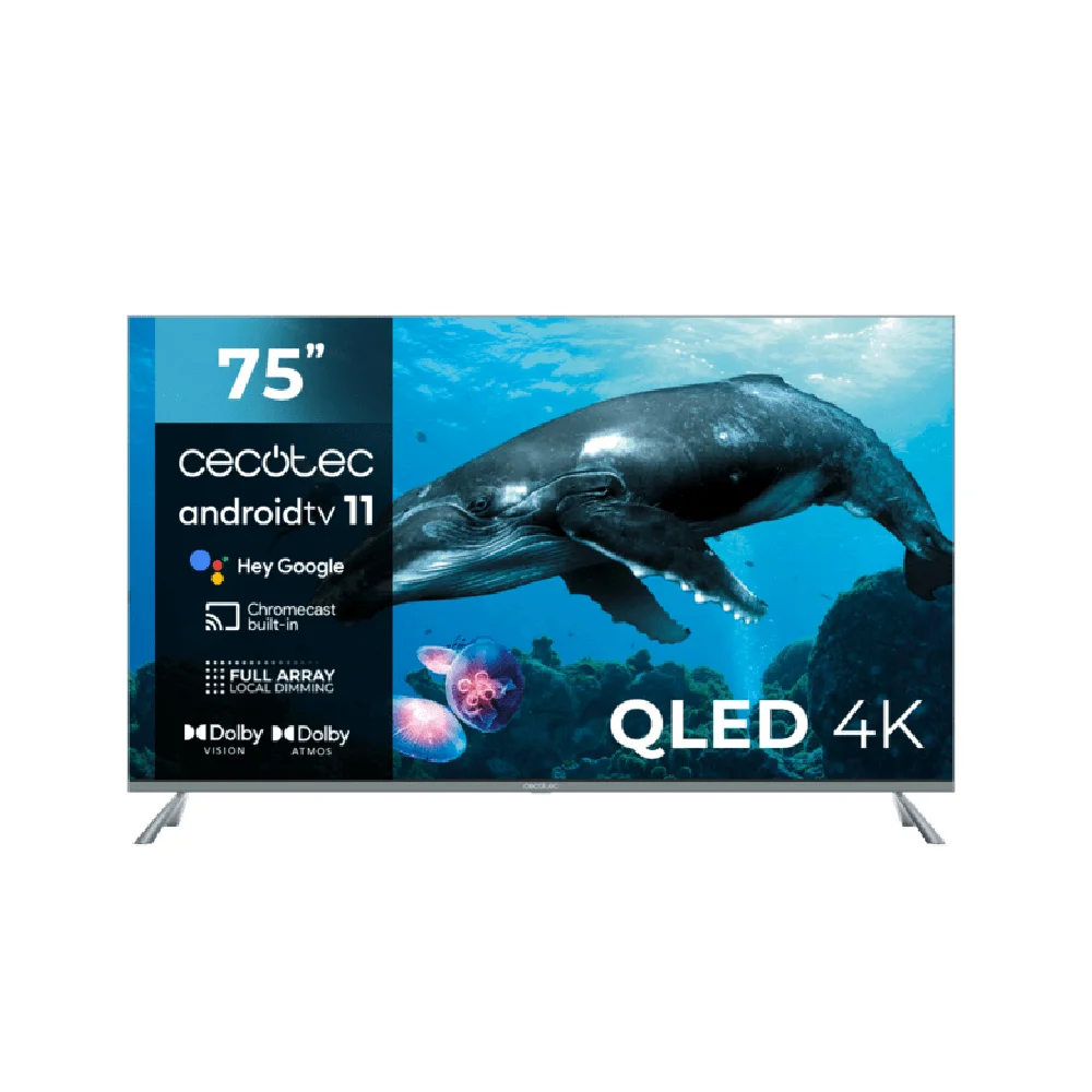 Smart TV Cecotec 75 QLED 4K UHD