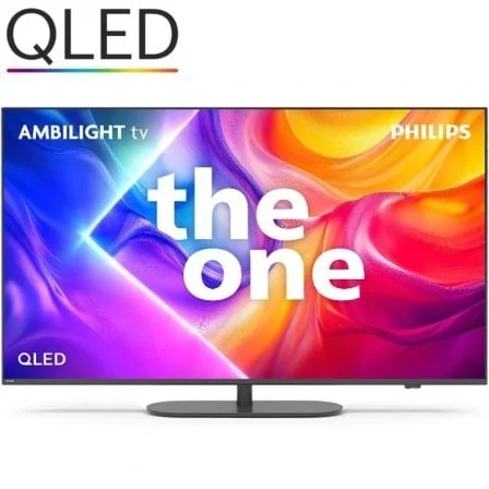 SmartTV Philips 55" QLED Ultra HD 4K Ambilight 55PUS901012