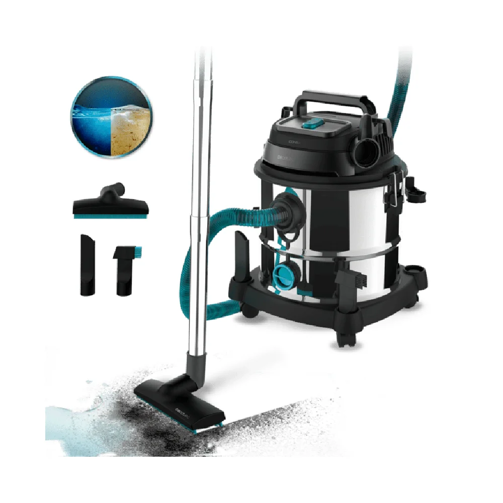Aspirador Elétrico Cecotec Conga Rockstar Wet Dry Steel