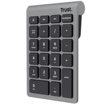 Trust Xalas Teclado numérico sem fios Cinzento