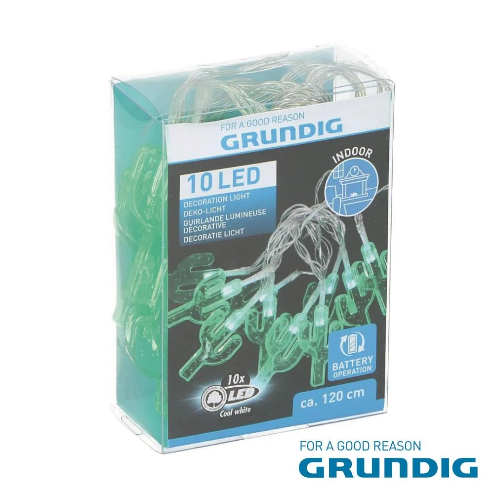 Luzes Decorativas Em Forma Flamingo C/ 10 LED GRUNDIG