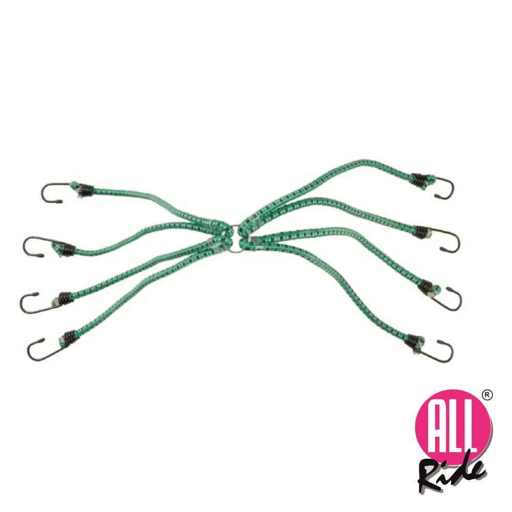 Corda Elástica de 8 Ganchos de Segurança 80cm ALL-RIDE