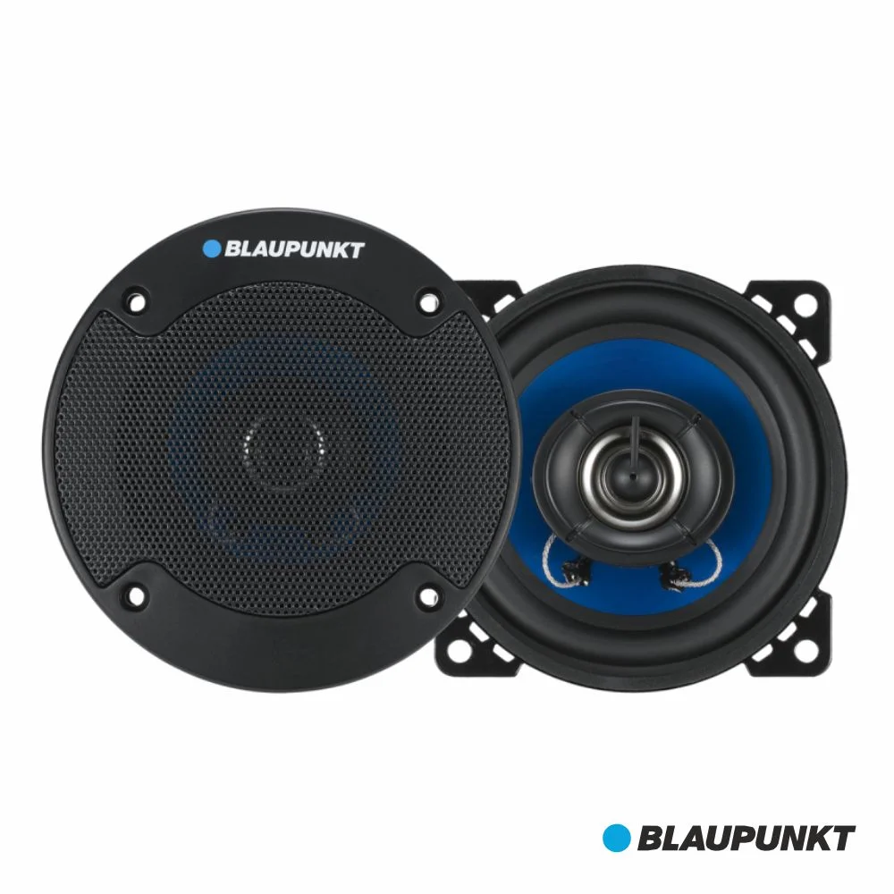 Conjunto 2 colunas auto 2 vias 210w 4" blaupunkt