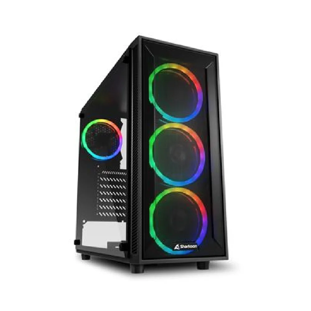 Caixa para Computador Sharkoon TG4M RGB Preto