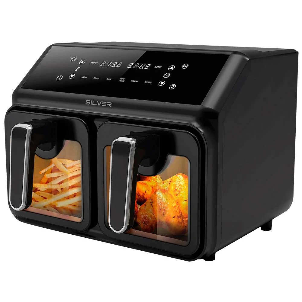Fritadeira Air Fryer Silver Berlim 8L IP850AP Dual Basket