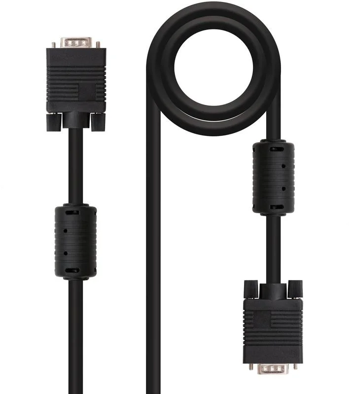 Cabo SVGA Com Ferrite Nanocable VGA M/M 10 M