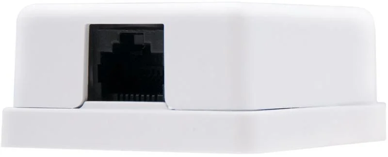 Tomada de superfície nanocable 1x rj45 cat.6 utp branco