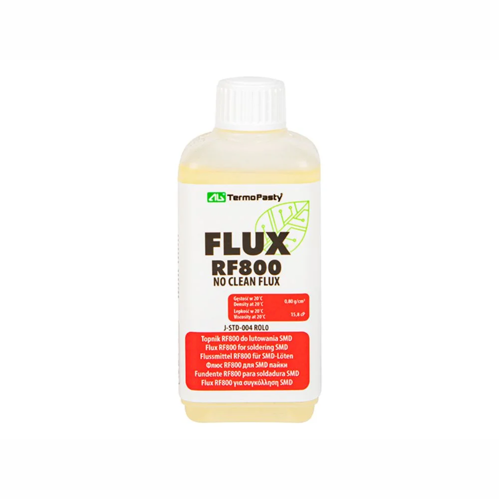 Fluxo liquido rf800 "no clean" p/ soldar smd 100ml