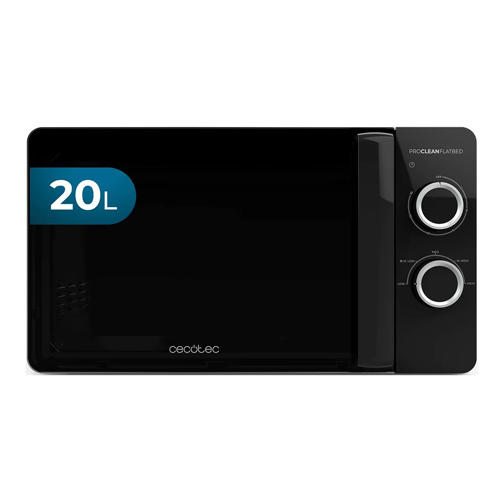 Microondas Proclean 3030 Flatbed S/ Prato 20L 700W Preto