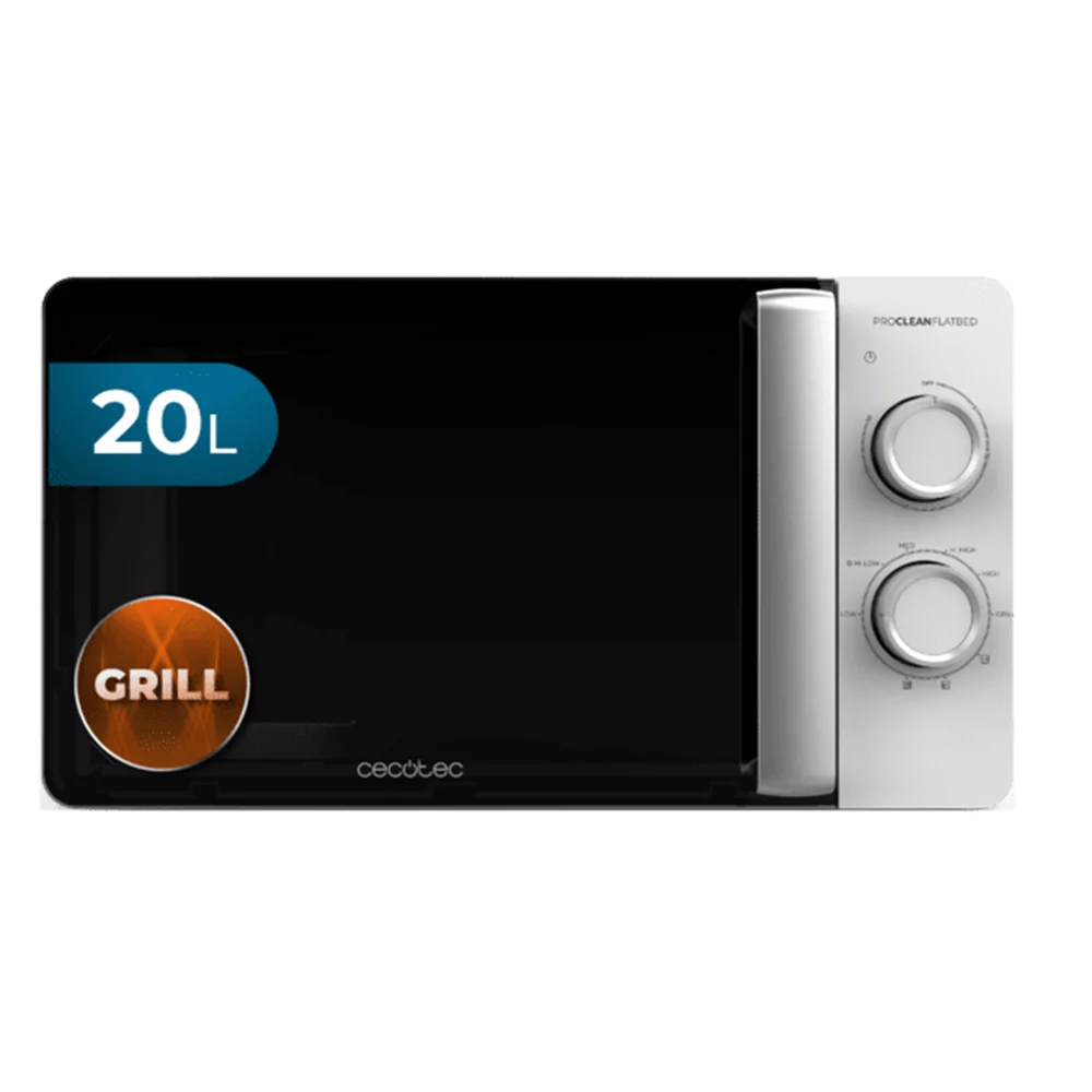 MIcroondas Cecotec 3110 20L 700W Grill S/Prato Grill Branco