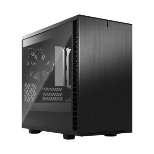 Caixa Fractal Define 7 Nano Tg Light Tint Preto