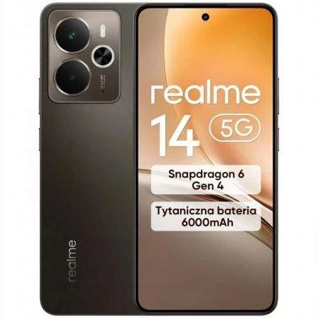 Smartphone realme 14 8gb/ 256gb/ 6,74"/ 5g/ marrn titanium