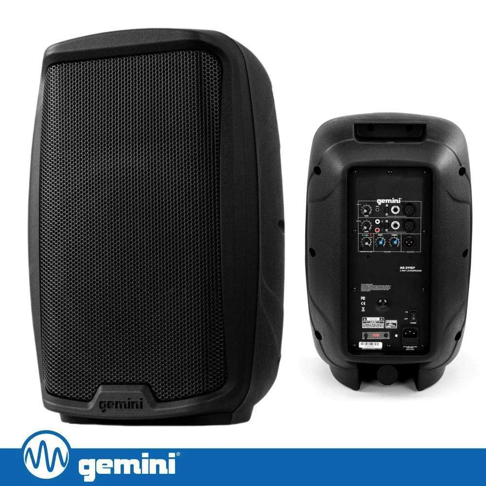 Coluna amplificada 10" 1000w gemini