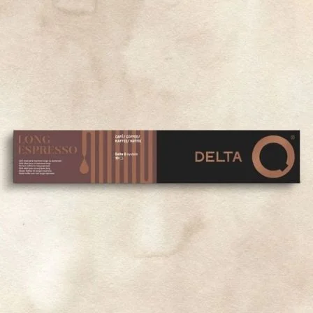 Cápsulas Delta Q-Long Espresso Para Máquinas Delta