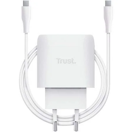 Carregador parede gan trust maxo 45w 1xusb type-c inclu