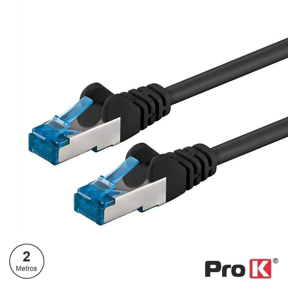 Cabo de rede s/ftp cat6e 2m preto prok