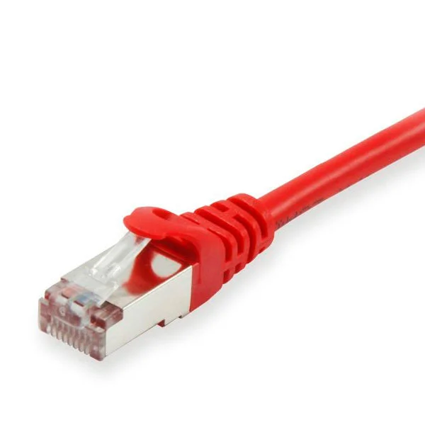 Chicote equip cat6a s/ftp 25m vermelho