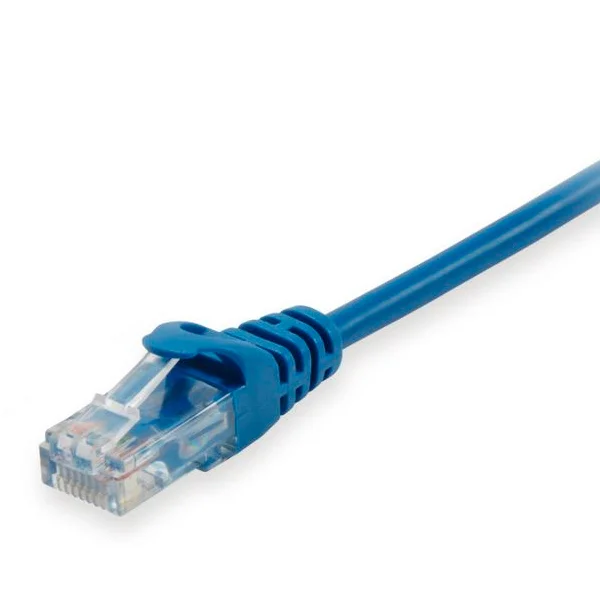 Equip chicote cat6a u/utp 0.25mt azul