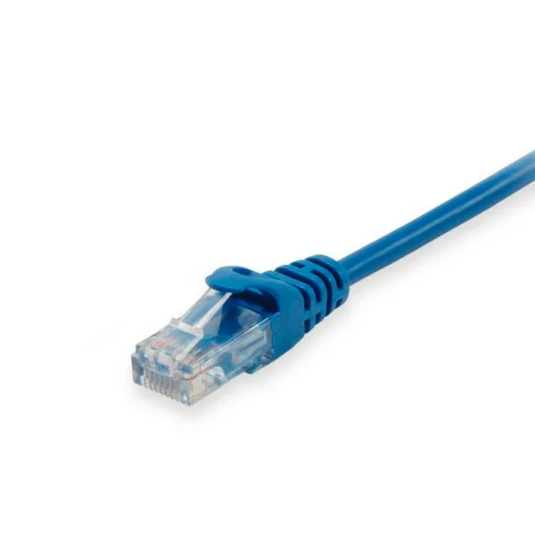 Chicote equip cat6a u/utp lsoh 1m azul