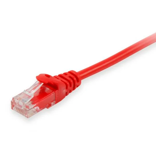 Equip chicote cat6a u/utp 0.15m vermelho