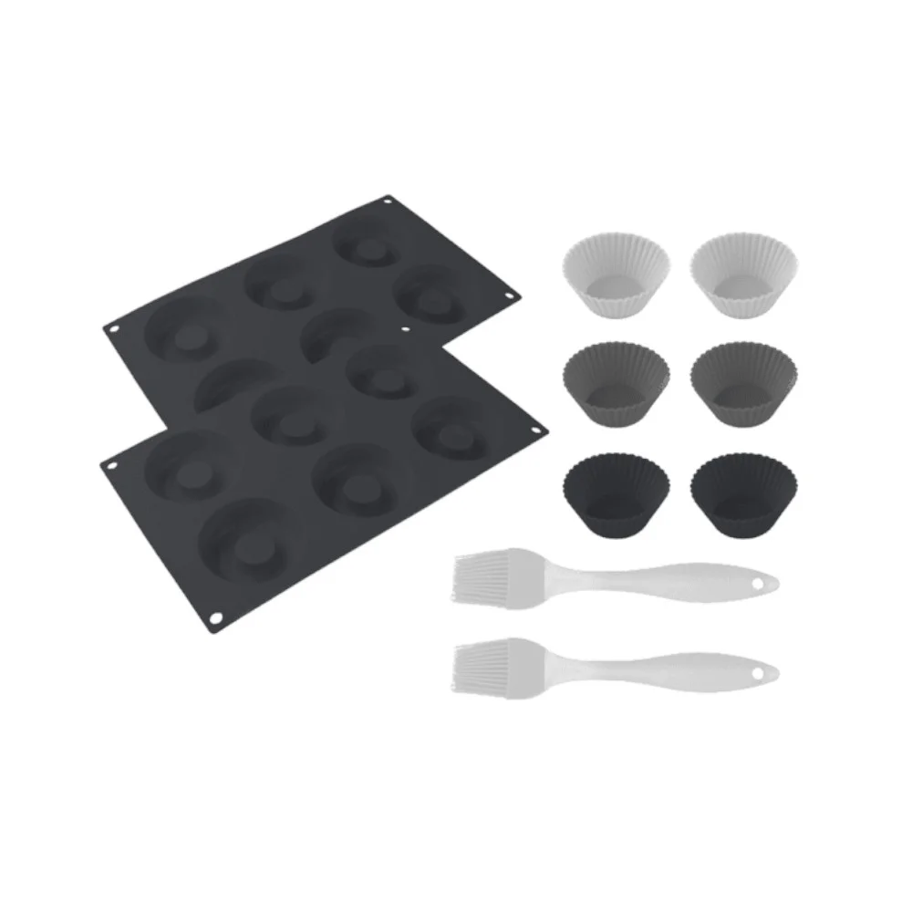 Conjunto Formas Silicone Cecofry SweetBake XL P/ Airfryer