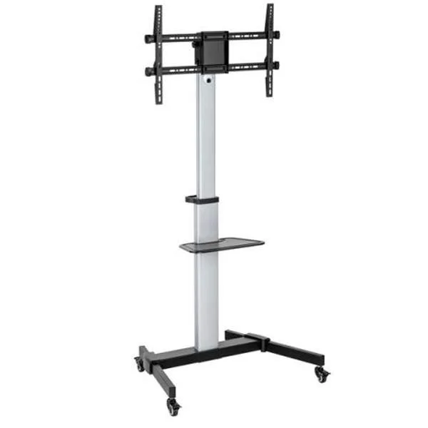 Suporte chao Equip ergo led/lcd 37">86" com prateleira rotaç