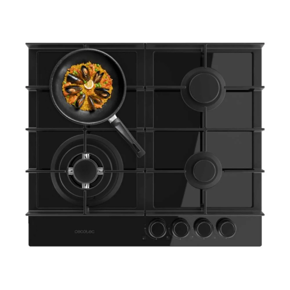 Placa De Gás Bolero Squad G 4400F Glass Preto