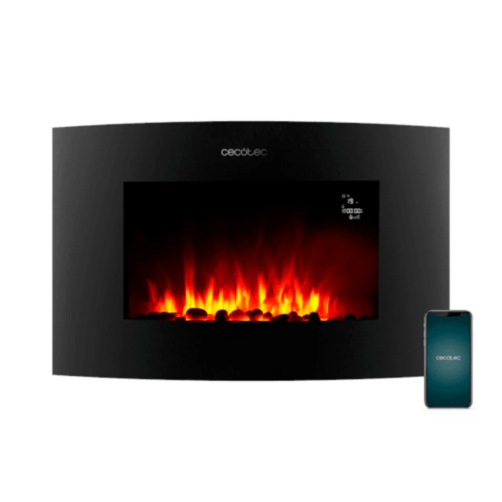Lareira Elétrica ReadyWarm 3560 Curved Flames 35" 2000W